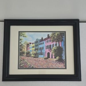Charleston SC Rainbow Row Print By Anita Blewer